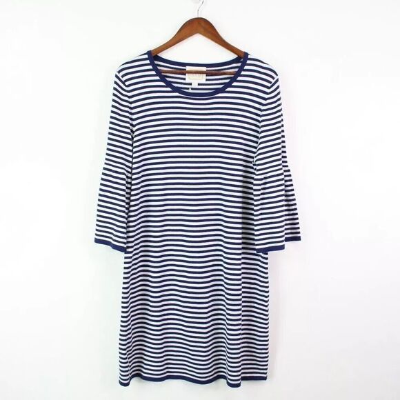 SAIL TO SABLE NAVY STRIPE DRESS - Picture 1 of 5
